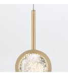 Lampy wiszące - Quintiesse Lampa wisząca Barletta - 1 źródło światła - Szczotkowane złoto Elstead Lighting QN-BARLETTA-1P-BG - product 2