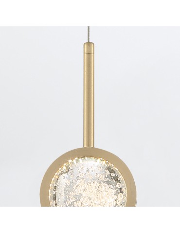 Quintiesse Lampa wisząca Barletta - 1 źródło światła - Szczotkowane złoto Elstead Lighting QN-BARLETTA-1P-BG - product 2