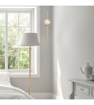 Lampy wiszące - Quintiesse Lampa wisząca Barletta - 1 źródło światła - Szczotkowane złoto Elstead Lighting QN-BARLETTA-1P-BG - product 6