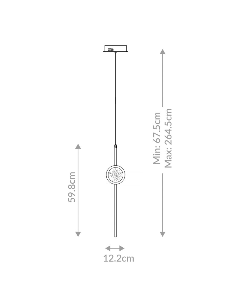 Quintiesse Lampa wisząca Barletta - 1 źródło światła - Matowa czerń QN-BARLETTA-1P-BK Quintiesse Lampa wisząca Barletta - 1 źródło światła - Matowa czerń QN-BARLETTA-1P-BK