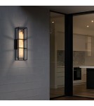Kinkiety łazienkowe - Quintiesse Duży kinkiet Blakley - 1 źródło światła - Matowa czerń IP44 Elstead Lighting QN-BLAKLEY-L-BK - product 7