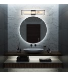 Kinkiety łazienkowe - Quintiesse Duży kinkiet Blakley - 1 źródło światła - Matowa czerń IP44 Elstead Lighting QN-BLAKLEY-L-BK - product 9