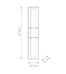 Kinkiety łazienkowe - Quintiesse Duży kinkiet Blakley - 1 źródło światła - Matowa czerń IP44 Elstead Lighting QN-BLAKLEY-L-BK - product 11