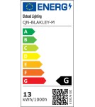 Kinkiety łazienkowe - Quintiesse Średni kinkiet Blakley - 1 źródło światła - Szczotkowane złoto IP44 Elstead Lighting QN-BLAKLEY-M-BG - product 9