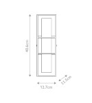 Kinkiety łazienkowe - Quintiesse Średni kinkiet Blakley - 1 źródło światła - Szczotkowane złoto IP44 Elstead Lighting QN-BLAKLEY-M-BG - product 10