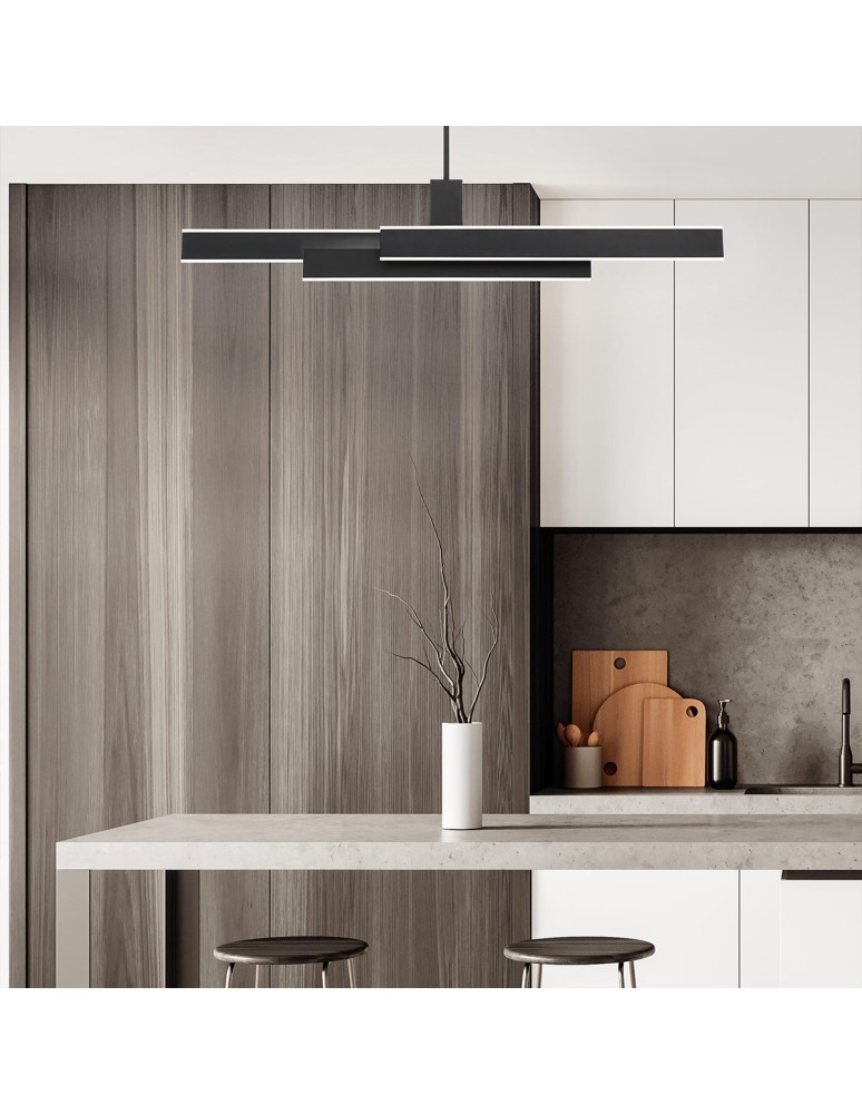 Quintiesse Lampa wyspowa Cameno - Matowa czerń QN-CAMENO-LP-BK Quintiesse Lampa wyspowa Cameno - Matowa czerń QN-CAMENO-LP-BK