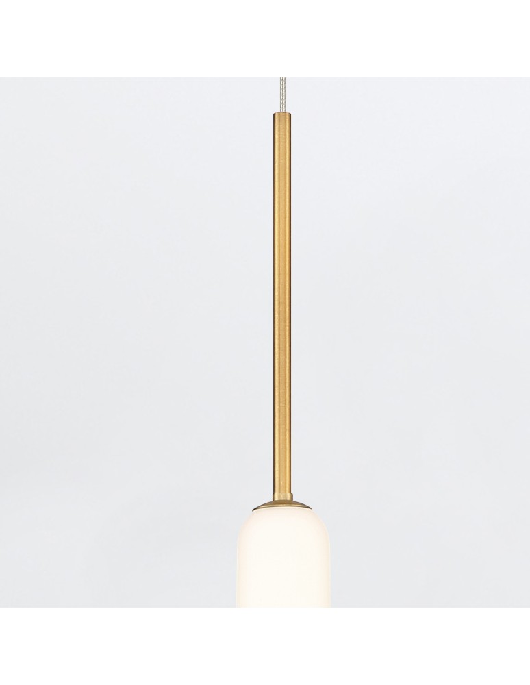 Quintiesse Lampa wisząca Cumberland - 1 źródło światła - Szczotkowane złoto QN-CUMBERLAND-1P-BG Quintiesse Lampa wisząca Cumberland - 1 źródło światła - Szczotkowane złoto QN-CUMBERLAND-1P-BG
