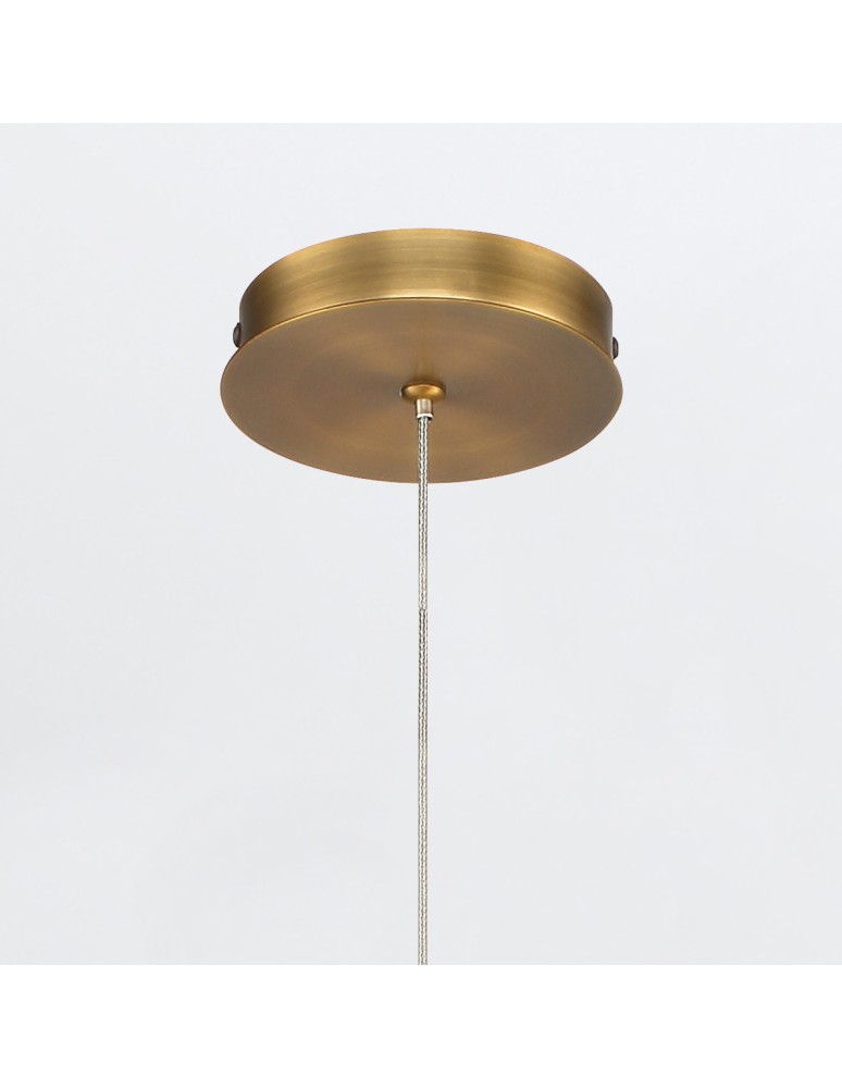 Quintiesse Lampa wisząca Cumberland - 1 źródło światła - Szczotkowane złoto QN-CUMBERLAND-1P-BG Quintiesse Lampa wisząca Cumberland - 1 źródło światła - Szczotkowane złoto QN-CUMBERLAND-1P-BG