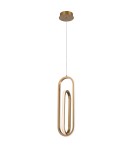 Quintiesse Lampa wisząca Demark - Szczotkowane złoto QN-DEMARK-1P-BG Quintiesse Lampa wisząca Demark - Szczotkowane złoto QN-DEMARK-1P-BG
