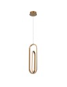 Quintiesse Lampa wisząca Demark - Szczotkowane złoto QN-DEMARK-1P-BG Quintiesse Lampa wisząca Demark - Szczotkowane złoto QN-DEMARK-1P-BG