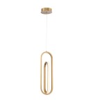 Quintiesse Lampa wisząca Demark - Szczotkowane złoto QN-DEMARK-1P-BG Quintiesse Lampa wisząca Demark - Szczotkowane złoto QN-DEMARK-1P-BG