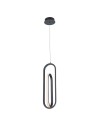 Quintiesse Lampa wisząca Demark - Matowa czerń QN-DEMARK-1P-BK
