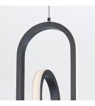 Lampy wiszące - Quintiesse Lampa wisząca Demark - Matowa czerń Elstead Lighting QN-DEMARK-1P-BK - product 3
