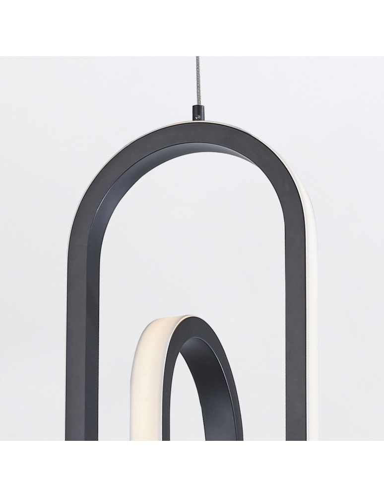 Quintiesse Lampa wisząca Demark - Matowa czerń Elstead Lighting QN-DEMARK-1P-BK