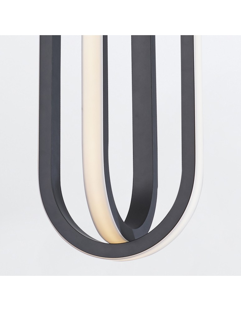 Quintiesse Lampa wisząca Demark - Matowa czerń Elstead Lighting QN-DEMARK-1P-BK