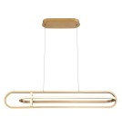 Lampy wiszące - Quintiesse Lampa wyspowa Demark - Szczotkowane złoto Elstead Lighting QN-DEMARK-LP-BG - product 2