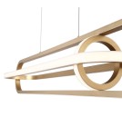Lampy wiszące - Quintiesse Lampa wyspowa Demark - Szczotkowane złoto Elstead Lighting QN-DEMARK-LP-BG - product 5