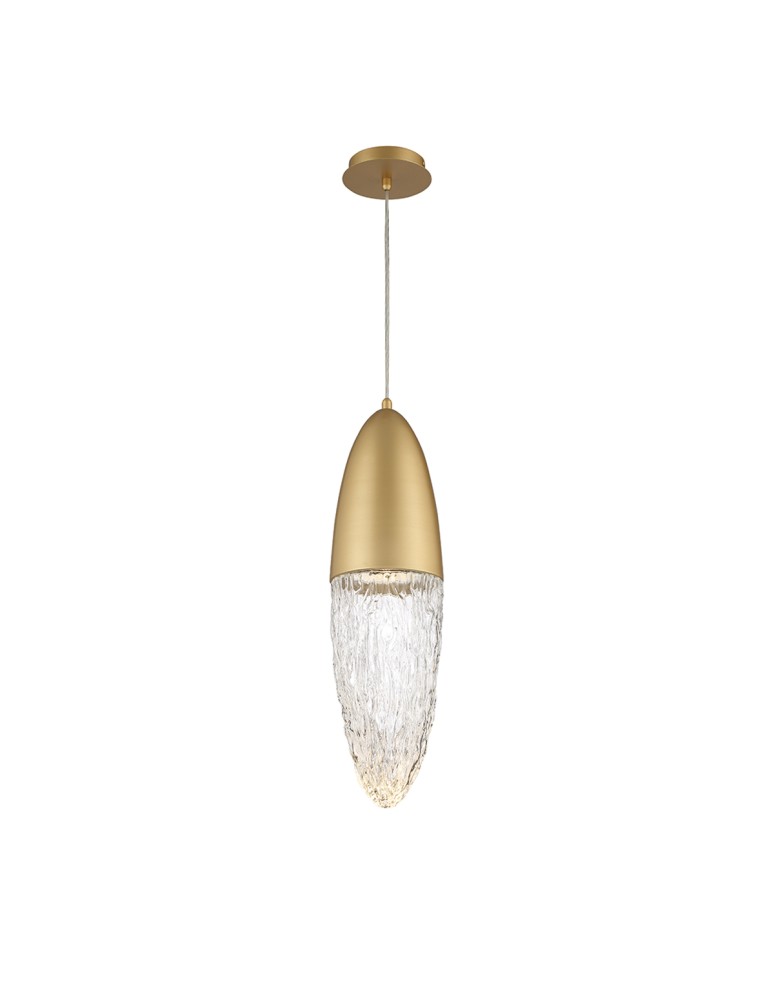 Quintiesse Lampa wisząca Ecrou - Szczotkowane złoto QN-ECROU-1P-BG Quintiesse Lampa wisząca Ecrou - Szczotkowane złoto QN-ECROU-1P-BG