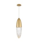 Quintiesse Lampa wisząca Ecrou - Szczotkowane złoto QN-ECROU-1P-BG Quintiesse Lampa wisząca Ecrou - Szczotkowane złoto QN-ECROU-1P-BG
