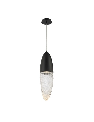 Quintiesse Lampa wisząca Ecrou - Matowa czerń Elstead Lighting QN-ECROU-1P-BK