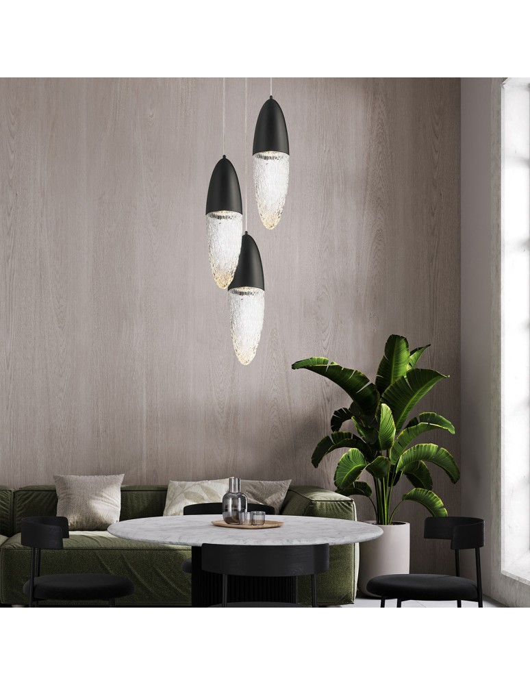 Quintiesse Lampa wisząca Ecrou - Matowa czerń QN-ECROU-1P-BK Quintiesse Lampa wisząca Ecrou - Matowa czerń QN-ECROU-1P-BK