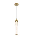 Lampy wiszące - Quintiesse Lampa wisząca Espada - Szczotkowane złoto Elstead Lighting QN-ESPADA-1P-BG - product 1