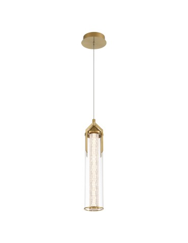 Quintiesse Lampa wisząca Espada - Szczotkowane złoto QN-ESPADA-1P-BG