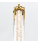 Lampy wiszące - Quintiesse Lampa wisząca Espada - Szczotkowane złoto Elstead Lighting QN-ESPADA-1P-BG - product 3