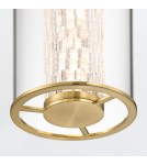 Lampy wiszące - Quintiesse Lampa wisząca Espada - Szczotkowane złoto Elstead Lighting QN-ESPADA-1P-BG - product 4