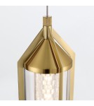 Lampy wiszące - Quintiesse Lampa wisząca Espada - Szczotkowane złoto Elstead Lighting QN-ESPADA-1P-BG - product 5