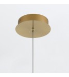 Lampy wiszące - Quintiesse Lampa wisząca Espada - Szczotkowane złoto Elstead Lighting QN-ESPADA-1P-BG - product 6