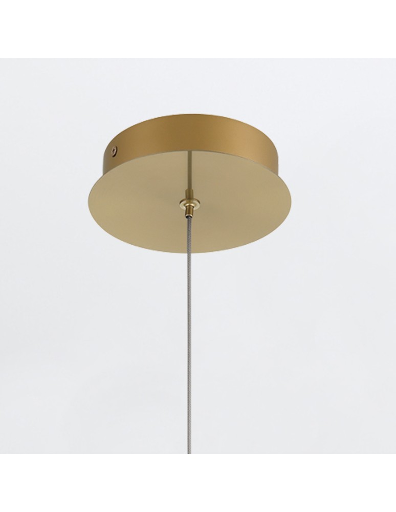 Quintiesse Lampa wisząca Espada - Szczotkowane złoto Elstead Lighting QN-ESPADA-1P-BG