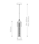 Lampy wiszące - Quintiesse Lampa wisząca Espada - Szczotkowane złoto Elstead Lighting QN-ESPADA-1P-BG - product 8