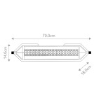 Kinkiety łazienkowe - Quintiesse Kinkiet Espada - Szczotkowane złoto IP44 Elstead Lighting QN-ESPADA-2W-BG - product 10