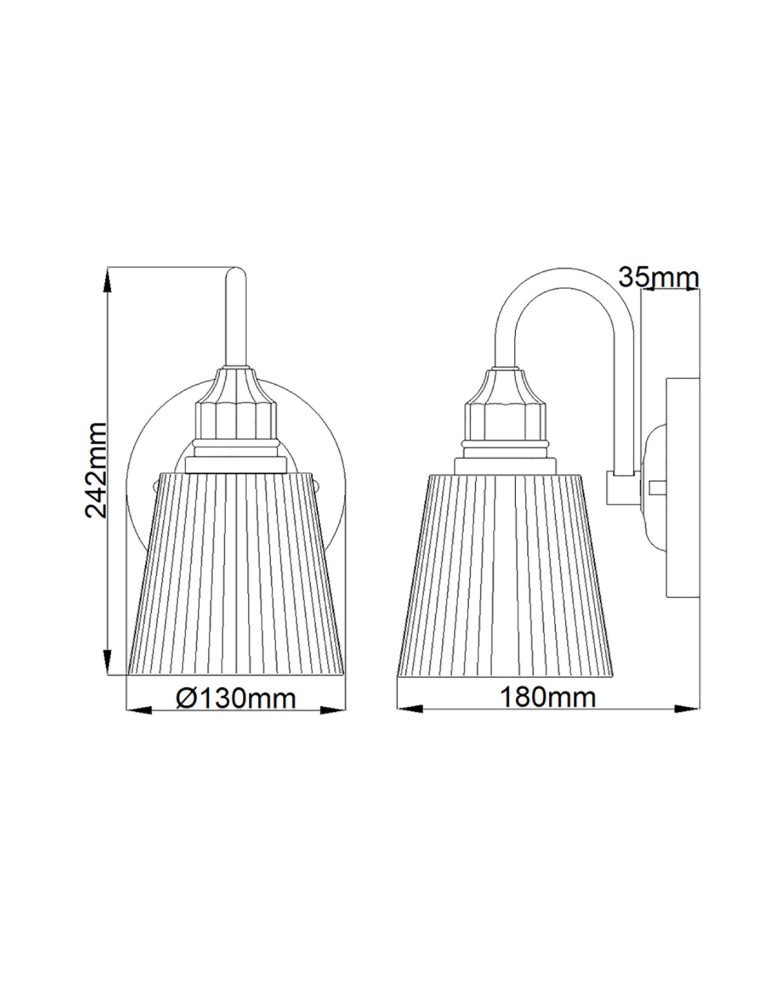 Quintiesse Kinkiet Addison - 1 źródło światła IP44 Elstead Lighting QN-ADDISON1-BATH Quintiesse Kinkiet Addison - 1 źródło światła IP44 Elstead Lighting QN-ADDISON1-BATH