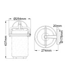 Quintiesse Duża latarnia naścienna Andover - 1 źródło światła IP44 Elstead Lighting QN-ANDOVER-L Quintiesse Duża latarnia naścienna Andover - 1 źródło światła IP44 Elstead Lighting QN-ANDOVER-L