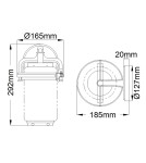 Quintiesse Mała latarnia naścienna Andover - 1 źródło światła IP44 Elstead Lighting QN-ANDOVER-S Quintiesse Mała latarnia naścienna Andover - 1 źródło światła IP44 Elstead Lighting QN-ANDOVER-S