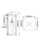 Quintiesse Latarnia naścienna Ashbern - 1 źródło światła IP44 Elstead Lighting QN-ASHBERN-L Quintiesse Latarnia naścienna Ashbern - 1 źródło światła IP44 Elstead Lighting QN-ASHBERN-L
