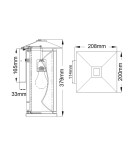 Quintiesse Latarnia naścienna Ashbern - 1 źródło światła IP44 Elstead Lighting QN-ASHBERN-M Quintiesse Latarnia naścienna Ashbern - 1 źródło światła IP44 Elstead Lighting QN-ASHBERN-M