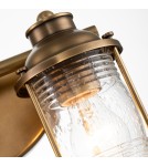 Quintiesse Kinkiet Ashland Bay - 2 źródła światła - Naturalny mosiądz IP44 Elstead Lighting QN-ASHLANDBAY2-NBR-BATH Quintiesse Kinkiet Ashland Bay - 2 źródła światła - Naturalny mosiądz IP44 Elstead Lighting QN-ASHLANDBAY2-NBR-BATH