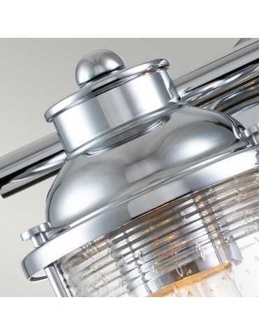 Quintiesse Kinkiet Ashland Bay - 2 źródła światła - Polerowany chrom IP44 Elstead Lighting QN-ASHLANDBAY2-PC-BATH - produkt 2