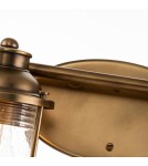 Kinkiety łazienkowe - Quintiesse Kinkiet Ashland Bay - 4 źródła światła - Naturalny mosiądz IP44 Elstead Lighting QN-ASHLANDBAY4-NBR-BATH - product 2