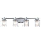 Kinkiety łazienkowe - Quintiesse Kinkiet Ashland Bay - 4 źródła światła - Polerowany chrom IP44 Elstead Lighting QN-ASHLANDBAY4-PC-BATH - product 1