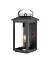 Quintiesse Duża latarnia naścienna Atwater - 1 źródło światła - Czarna IP44 Elstead Lighting QN-ATWATER-L-BK Quintiesse Duża latarnia naścienna Atwater - 1 źródło światła - Czarna IP44 Elstead Lighting QN-ATWATER-L-BK