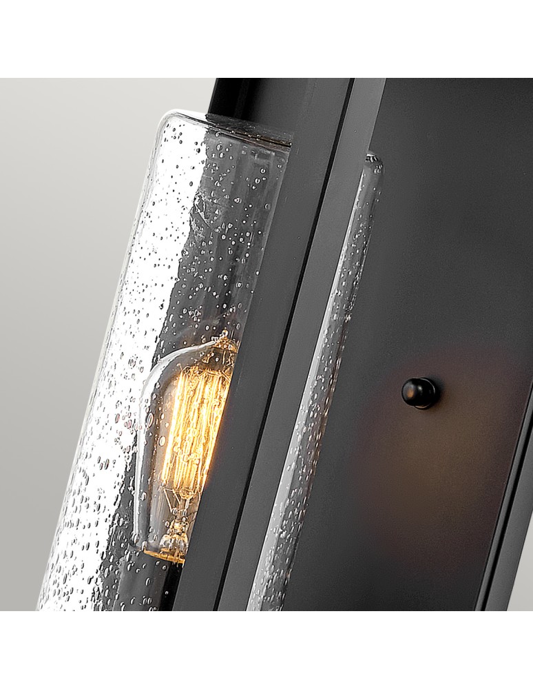 Quintiesse Duża latarnia naścienna Atwater - 1 źródło światła - Czarna IP44 Elstead Lighting QN-ATWATER-L-BK Quintiesse Duża latarnia naścienna Atwater - 1 źródło światła - Czarna IP44 Elstead Lighting QN-ATWATER-L-BK