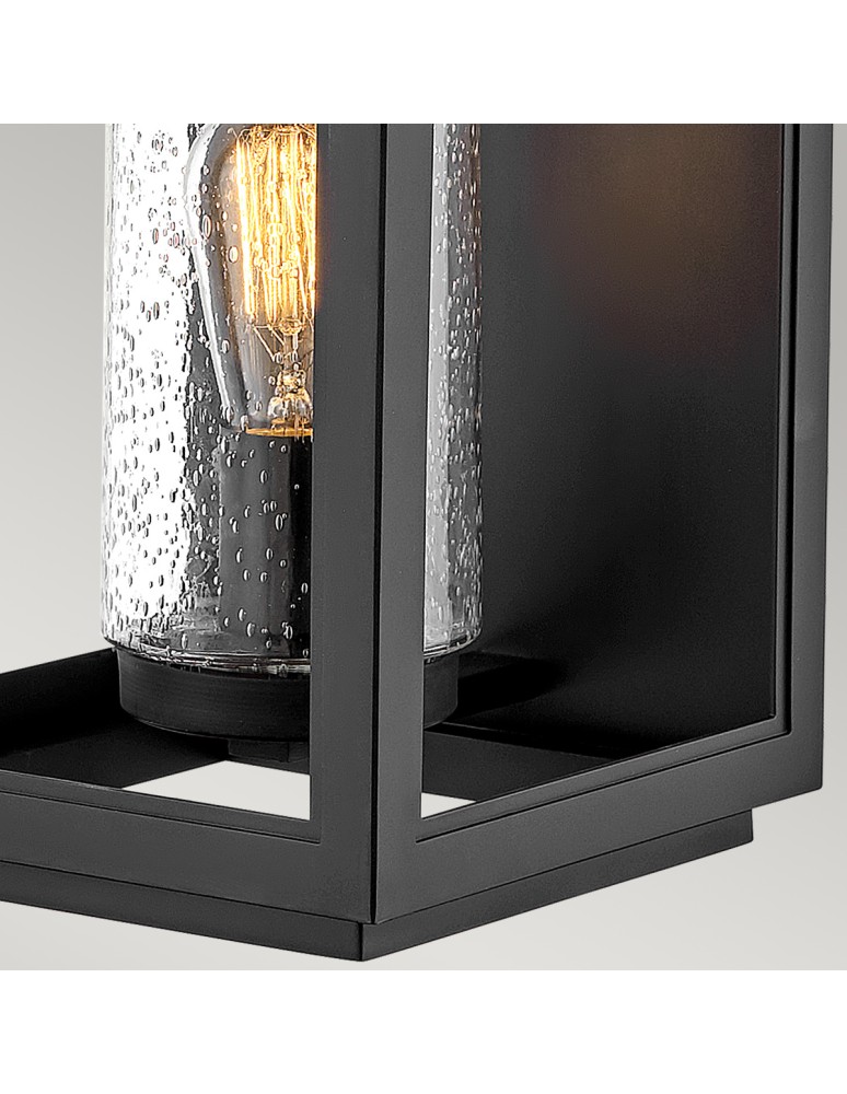 Quintiesse Duża latarnia naścienna Atwater - 1 źródło światła - Czarna IP44 Elstead Lighting QN-ATWATER-L-BK Quintiesse Duża latarnia naścienna Atwater - 1 źródło światła - Czarna IP44 Elstead Lighting QN-ATWATER-L-BK