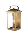 Quintiesse Duża latarnia naścienna Atwater - 1 źródło światła - Postarzany mosiądz IP44 Elstead Lighting QN-ATWATER-L-PD