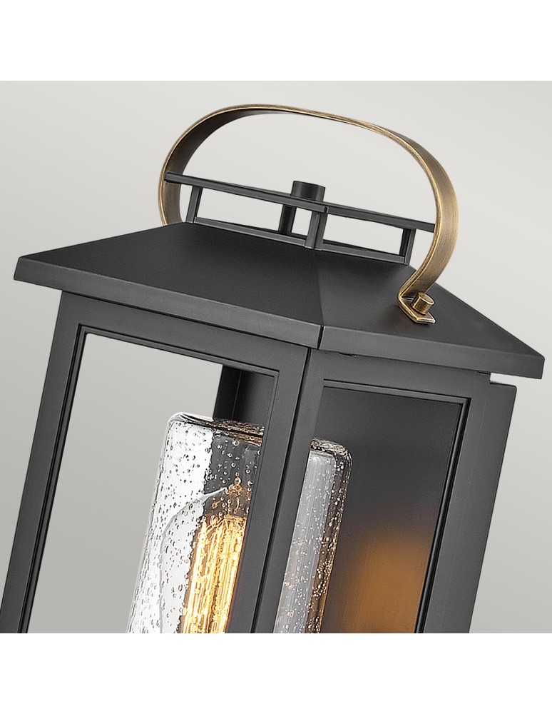 Quintiesse Mała latarnia naścienna Atwater - 1 źródło światła - Czarna IP44 Elstead Lighting QN-ATWATER-S-BK Quintiesse Mała latarnia naścienna Atwater - 1 źródło światła - Czarna IP44 Elstead Lighting QN-ATWATER-S-BK