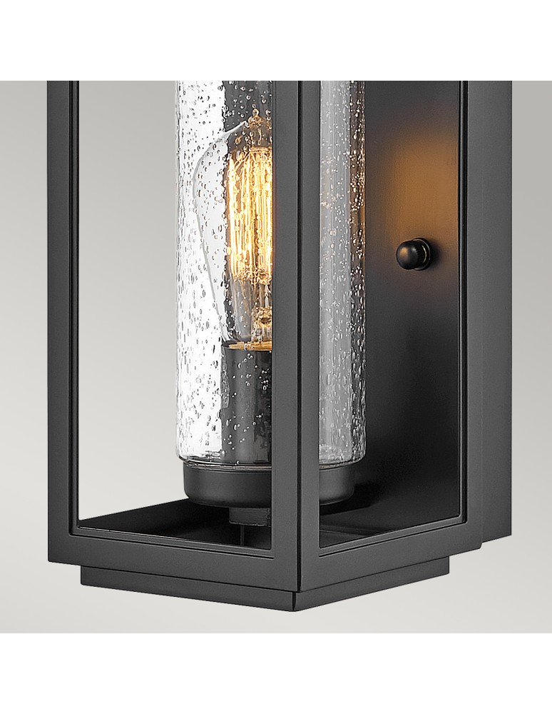 Quintiesse Mała latarnia naścienna Atwater - 1 źródło światła - Czarna IP44 Elstead Lighting QN-ATWATER-S-BK Quintiesse Mała latarnia naścienna Atwater - 1 źródło światła - Czarna IP44 Elstead Lighting QN-ATWATER-S-BK