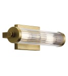 Kinkiety łazienkowe - Quintiesse Kinkiet Azores - 2 źródła światła - Naturalny mosiądz IP44 Elstead Lighting QN-AZORES2-NBR - product 1